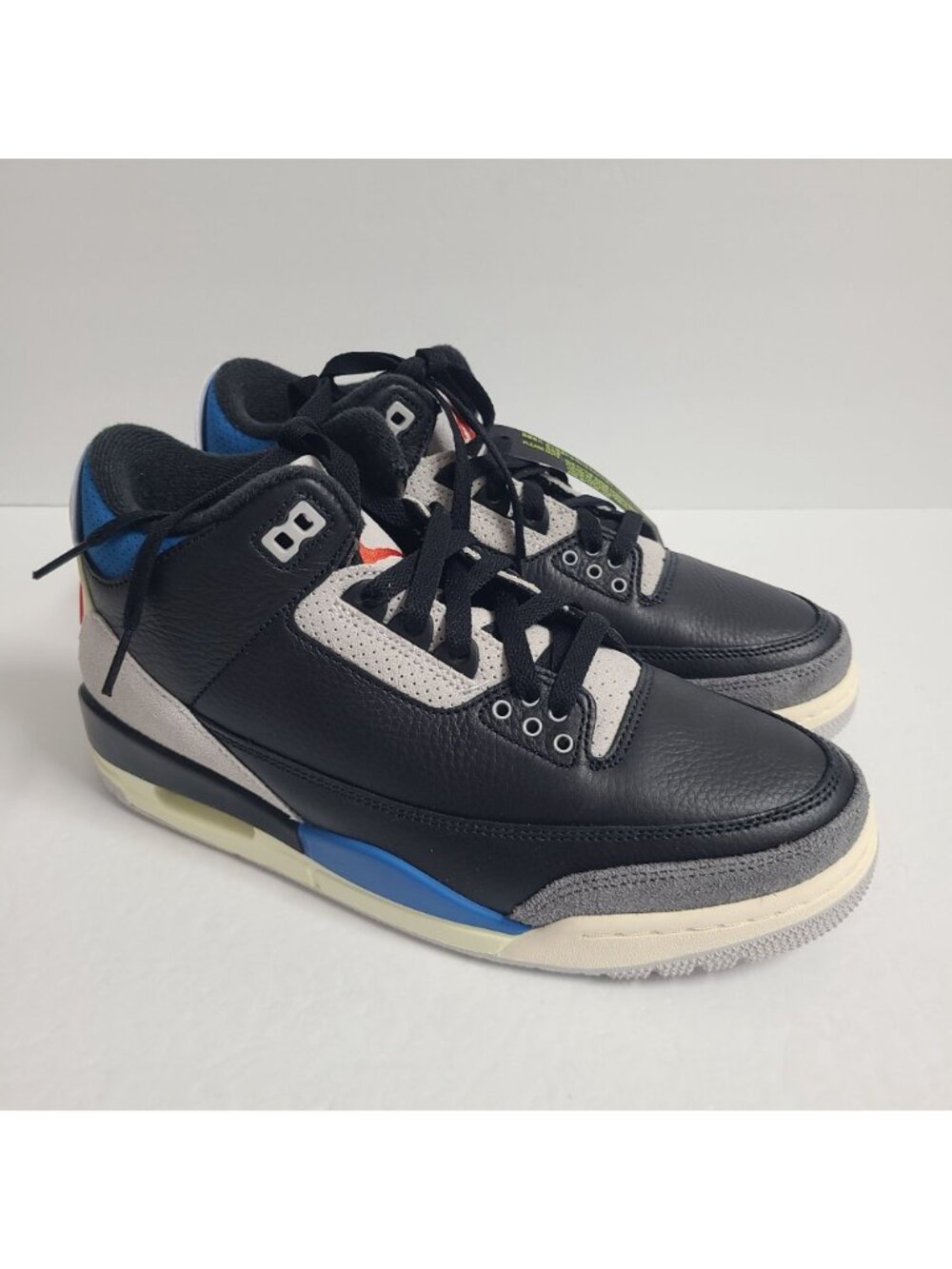 NEW Nike Air Jordan 3 Retro OG Rare Air Shoes IB8967-004 Size 8 Black #3 - Picture 3 of 9
